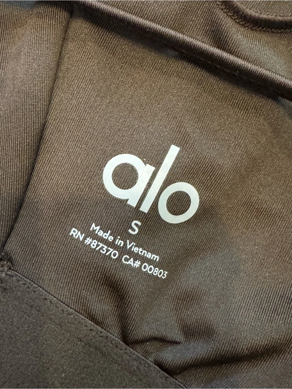 Alo Yoga Airbrush Better Together Layered Bra Brown